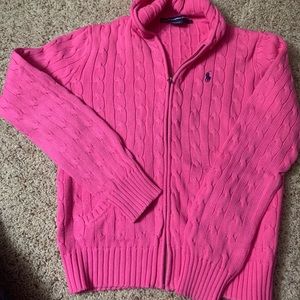 Ralph Lauren Sport Cable Knit Hoodie